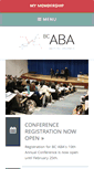 Mobile Screenshot of bc-aba.org